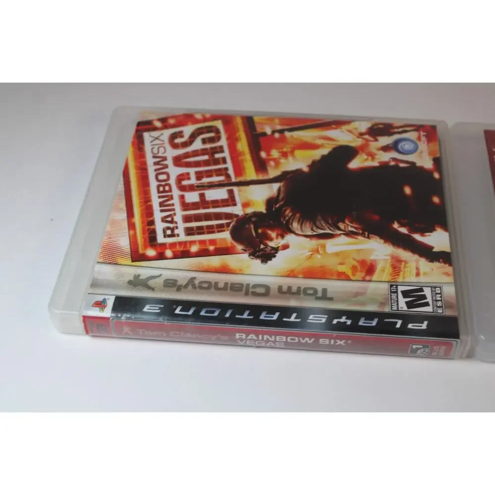 2 game lot/bundle: Rainbow Six Vegas 1 + 2 (Sony Playstation 3, PS3) Complete